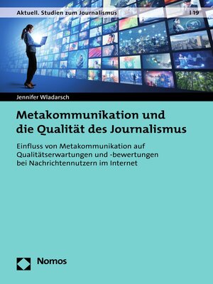 cover image of Metakommunikation und die Qualität des Journalismus